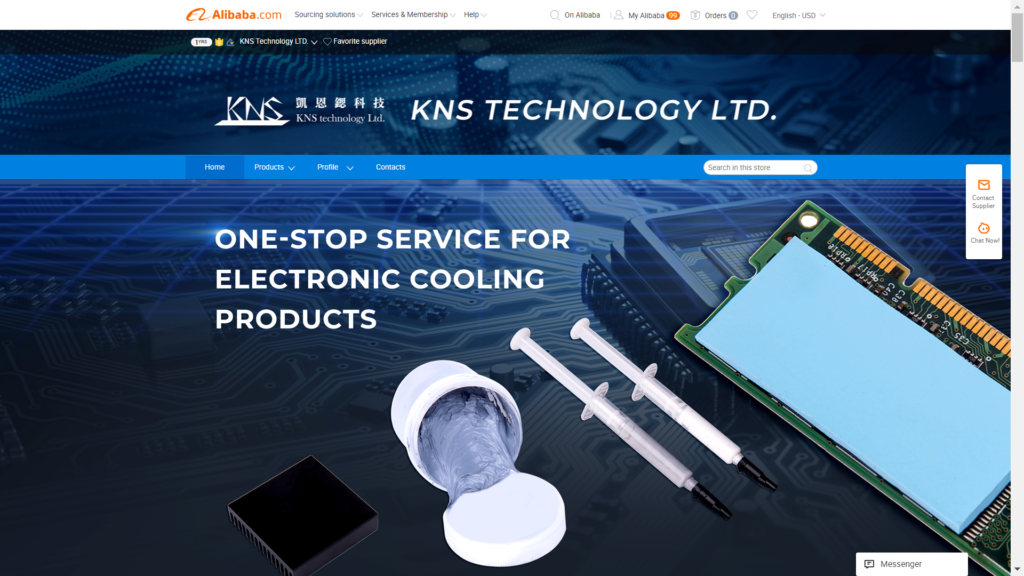 KNS Online store on Alibaba